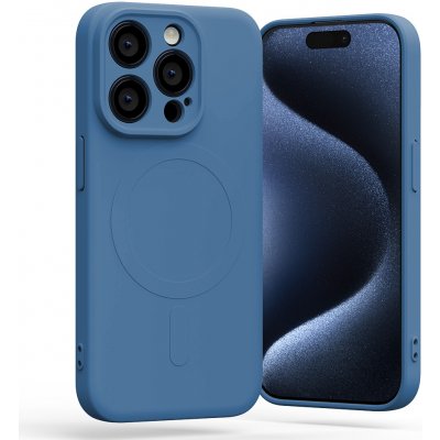 Mercury Ochranný kryt na iPhone 12 Pro - Mercury, SemiSilicon MagSafe Blue – Zboží Mobilmania