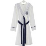 Soft Cotton krátký župan Marine lady s kapucí Tmavě modrá – Zboží Dáma