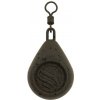 Olověná zátěž a brok Cygnet Flat Pear Swivel Lead 142g