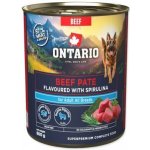 Ontario Adult hovězí pate s příchutí spirulíny 800 g – Sleviste.cz