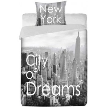 Jerry Fabrics Povlečení New York Manhattan bavlna 140x200 70x90