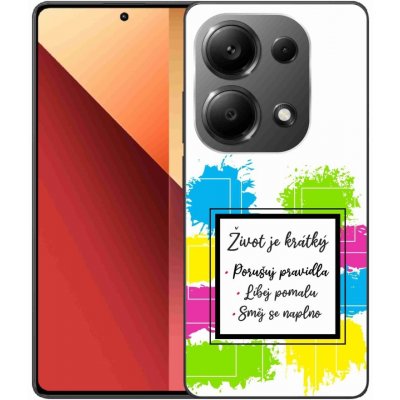 mmCase na Xiaomi Redmi Note 13 Pro 4G/Poco M6 Pro - citát 5 bílé pozadí – Zboží Živě