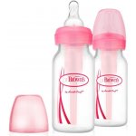 Dr. Brown´s láhev úzkohrdlá Options 2xrůžová 120ml – Zboží Dáma