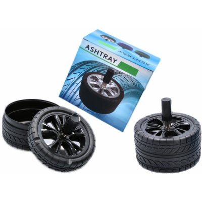 Popelník roztáčecí,ve tvaru pneumatiky 9cm – Zboží Dáma