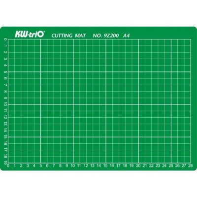 Řezací podložka KW-triO A4 9Z200 pro řezání odlamovacím nebo rotačním nožem zelená – Zboží Dáma