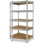 IQ Garden Rohový regál 180 × 90 × 90 5 polic pozink 312506 – Zboží Dáma