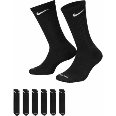 Nike ponožky Everyday Plus Cushioned 6-pack černé – Hledejceny.cz
