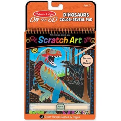 MELISSA & DOUG Škrabací obrázek Dino