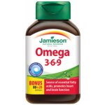 Jamieson Omega 3-6-9 1200 mg měkké tobolky pro udržení normální hladiny cholesterolu 100 kapslí – Hledejceny.cz
