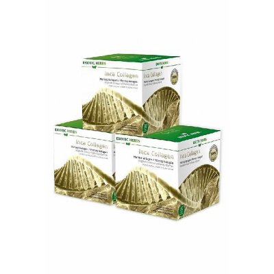 Inca Collagen Exotic Herbs mořský kolagen 3 x 30 sáčků 270 g