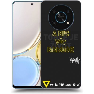 Pouzdro Picasee silikonové Honor Magic 4 Lite 5G - Kazma - TOHLE JE ŽIVOT A NIC VÍC NEBUDE černé