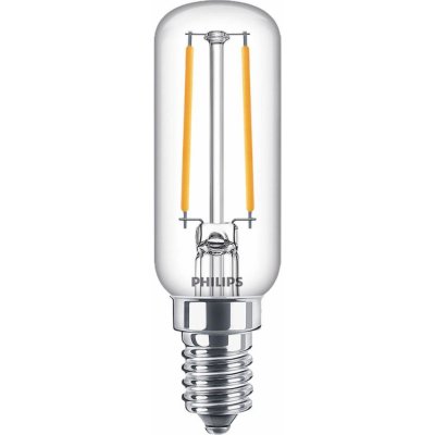 Philips LED žárovka LED E14 T25 4,5W = 40W 470lm 2700K Teplá bílá Filament – Zboží Mobilmania