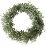 Boltze Home Ručně vzrobený věnec na dveře TANNE, Ø 30 cm zelený – Zboží Dáma