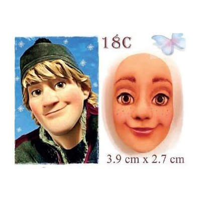 Silikonová forma obličej Ledové Království Kristoff - Galias Moulds – Hledejceny.cz