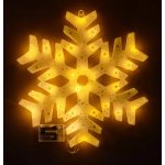 Foxter Svítící LED vločka XXL 40 cm teplá bílá – Hledejceny.cz