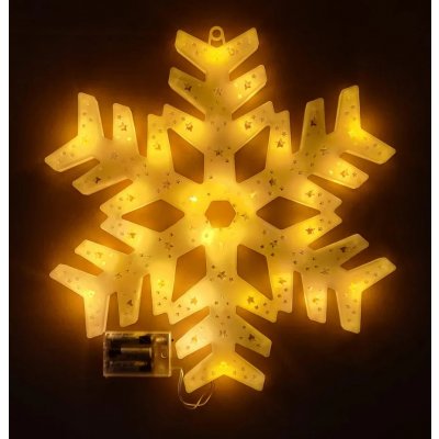 Foxter Svítící LED vločka XXL 40 cm teplá bílá – Hledejceny.cz