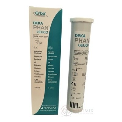 DekaPhan Leucate diagnostické proužky na moč 50 ks – Sleviste.cz