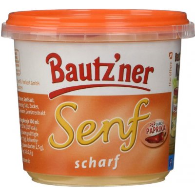 Bautzner Senf & Feinkost 0226 Hořčice plnotučná pálivá, 200ml