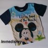 Dětské tričko chlapecké tričko Mickey Mouse BEACH tm.