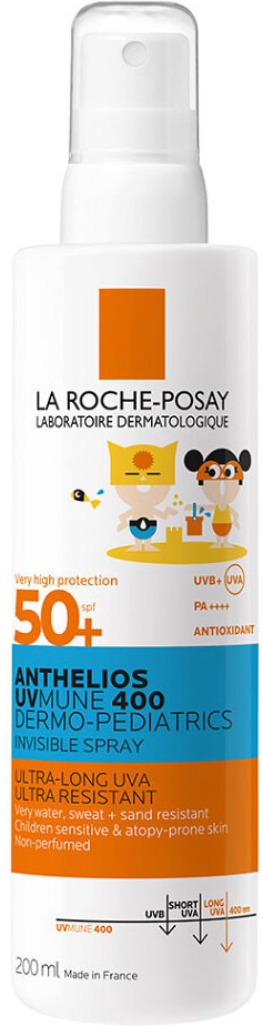 La Roche-Posay Anthelios UVMUNE 400 Dermo-Pediatrics ultralehký sprej SPF50+ 200 ml