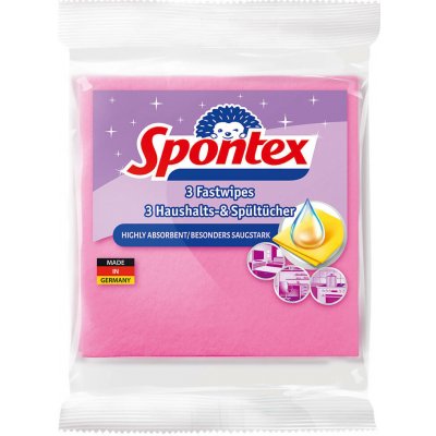 Spontex Fastwipes univerzální silná netkaná utěrka 3 ks – Hledejceny.cz