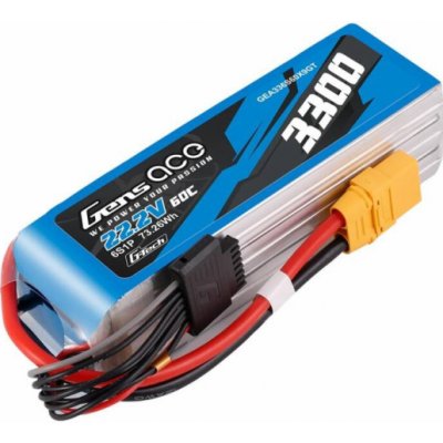 Gens Ace Akumulátor Lipo G-Tech 3300mAh 22,2V 60C 6S1P XT90 – Zboží Mobilmania