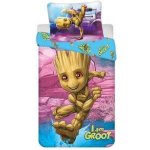 Jerry Fabrics bavlna povlečení Groot I am Groot 140x200 70x90 – Hledejceny.cz