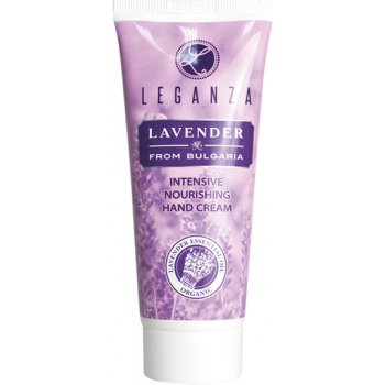 Leganza Lavender intenzivní hydratační krém na ruce (Special Selected Bulgarian Organic Lavender Oil) 75 ml