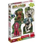 Dino Zafari 4 x 54 dílků – Zboží Dáma