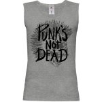 B & C tričko Punk's Not Dead Šedá – Zbozi.Blesk.cz