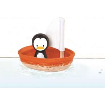 Plan Toys Plachetnice s tučňákem