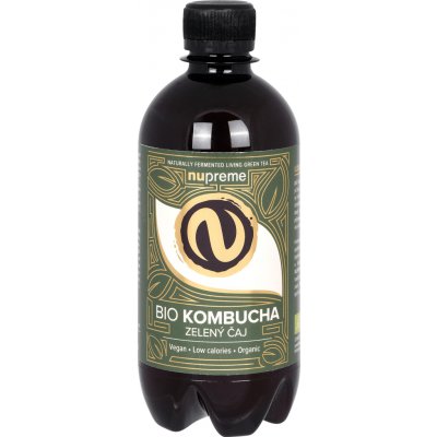 Nupreme Kombucha Zelený čaj BIO 400 ml – Zboží Dáma