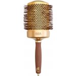 Olivia Garden Expert Blowout Shine Gold a Brown kulatý foukací kartáč na vlasy 80 mm – Zboží Dáma