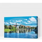 Painting Queens Malování podle čísel Písek 60 x 80 cm vypnuté plátno na rám PBN/PISEK/60 x 80/W – Zboží Mobilmania