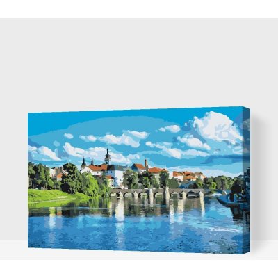 Painting Queens Malování podle čísel Písek 60 x 80 cm vypnuté plátno na rám PBN/PISEK/60 x 80/W – Zboží Mobilmania