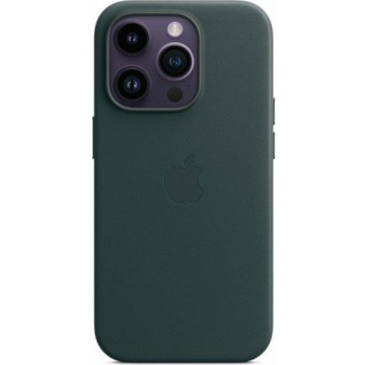 Pouzdro Kožené s MagSafe iPhone 14 Pro - lesní zelená – Zbozi.Blesk.cz