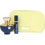 Versace Dylan Blue pour Femme EDP 100 ml + Dylan Blue pour Femme EDP 10 ml + kosmetická taška dárková sada – Hledejceny.cz