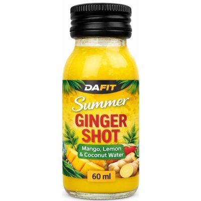 Dafit Summer Ginger Shot mango lemon coconut water 60 ml – Hledejceny.cz