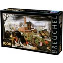 D-Toys P. Brueghel mladší: Zima 1000 dílků