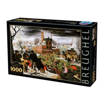 D-Toys P. Brueghel mladší: Zima 1000 dílků