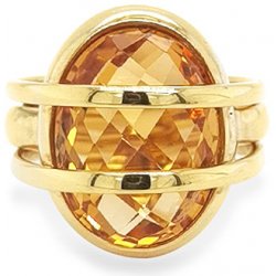 Beny Jewellery Zlatý Prsten s Quartzem k1140187