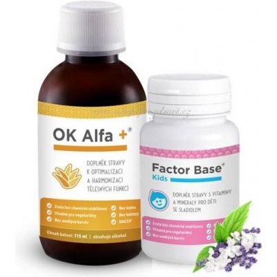 OK Alfa+ Factor Base KIDS 60 tablet 115 ml – Hledejceny.cz