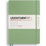 Leuchtturm 1917 Tečkovaný zápisník v pevné vazbě A4+ 235 listů šalvějově zelený – Zboží Živě