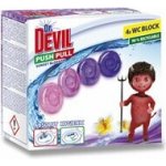 Dr. Devil Sunset Blossom Push Pull WC blok bez košíku 4 x 20 g – Zboží Dáma