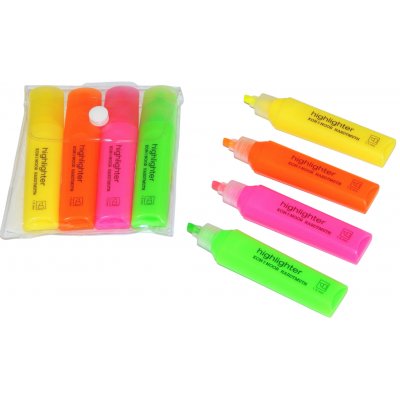 souprava zvýrazňovačů plochých 7501 4 – Zboží Živě