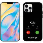 mmCase na iPhone 12 Pro - kafe volá černé pozadí – Zboží Mobilmania