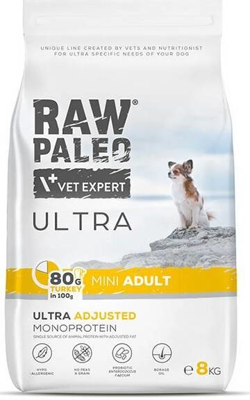 Vetexpert Raw Paleo Ultra Turkey Adult Mini 2 kg