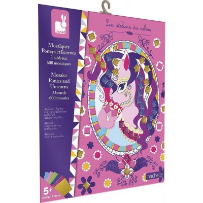 Janod Atelier Sada Mini Mozaika Jednorožec – Sleviste.cz