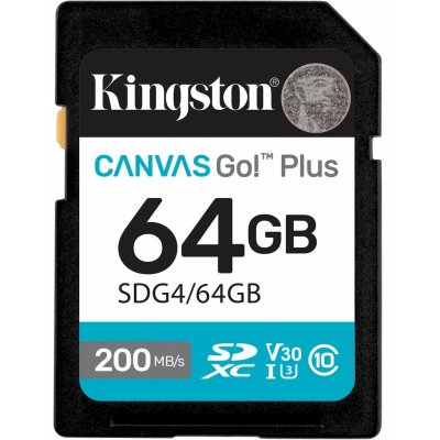 Kingston SDXC 64GB Canvas Go Plus SDG4/64GB – Sleviste.cz