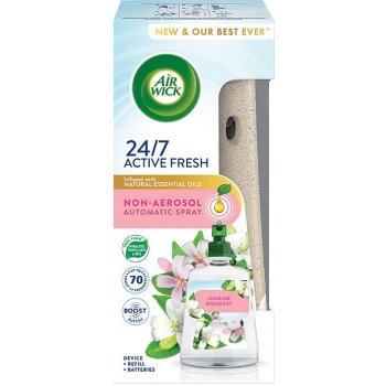 Air Wick Active Fresh automatický osvěžovač jasmínové květy 228 ml